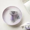 Taza de Té Morada Degradada Pintada a Mano Mariposa Imitación Dinastía Song con Pie Alto Set de Té Kung Fu Taza Maestra para el Hogar Taza de Té Cerámica