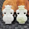Pendente de Jade Jigong Lantian Jade Dragão do Zodíaco Guan Gong Pássaro-da-sorte Rosa Pingente Colar Pingente Marca de Jade Guanyin