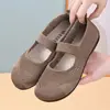 Zapatos de Tela Old Beijing Antideslizantes Casuales para Personas de Mediana Edad y Mayores Verano Nuevo Estilo Cómodos Slip-on Zapatos de Malla para Mujeres