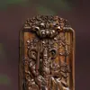 Collar Colgante de Madera de Águila Calva Tallada por Ambos Lados, Cabeza de Tigre Estilo Chino, Zhao Gongming, Estilo Nuevo