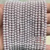 Cuentas de Vidrio de Color Natural de 4 mm Cuentas de Vidrio Pulsera DIY Collar Accesorios de Joyería Cuentas Semiacabadas Venta al por Mayor