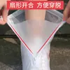 Cobre-sapatos à Prova de Chuva Impermeável Dia Chuvoso PVC Cano Médio Espessado Resistente ao Desgaste Antiderrapante Zíper Cobre-sapatos Adultos Homens e Mulheres Impermeáveis