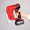 Pistola de clavos a batería de litio, Pistola de clavos eléctrica para uso en bricolaje en casa, Clavadora 1022 para madera y plástico, Pistola de clavos rectos F30