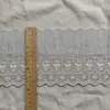 217672 Acessórios com Renda Tecido de Algodão Tencel Bordado Bainha de Vestido de Casamento Tecido Decorativo para Bordas Fornecimento Direto do Fabricante