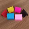Portatarjetas de visita portátil, creativo y práctico, soporte para teléfono móvil, soporte para teléfono móvil de escritorio, logotipo personalizable al por mayor, código QR