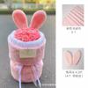 Zhiyi coelho estilo Chanel flanela pelúcia branca diy moldagem de orelha tecido flor material de embalagem flor tecido de embalagem