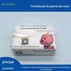 Fonte fabricantes grosso casa soft bag papel publicidade guardanapo removível personalizado atacado imprimível papel LOGO