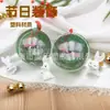 Bola Transparente Casca de Bola de Plástico Bola Transparente PS Bola Oca Pingente Bola Pendurada Pingente Decorativo Creche Criação Ambiental Bola de Natal