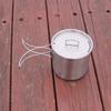 GSI con acero inoxidable 304 500ml exterior L Taza de camping para café de mano asa plegable taza de café