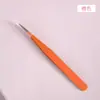 Cílios Postiços 113mm DIY Coloridos Pinças de Aço Inoxidável Pinças para Cílios Cabeça Reta Cotovelo Embalagem em Cartão