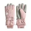 Guantes de Esquí para Mujer Invierno Alta Apariencia Exterior Vehículo Eléctrico Escalada Montañas Nevadas Cortavientos Impermeable Protección contra el Frío Cálidos Guantes para Montar
