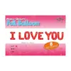Globos Inflables de Papel de Aluminio "Te Amo" de 16 pulgadas en Stock Transfronterizo, Globos Decorativos para Fiesta de Cumpleaños