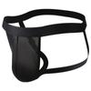 Tanga doble de malla para hombre, tanga sexy de seda helada, tanga rosa de verano para hombre, pantalones T para hombre, cadera, moderno, talla grande