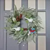 Guirlanda de Pinhas de Videira de Natal Pendurada na Porta Pendurada na Parede Venda Quente Decoração de Salão de Festas Decoração de Sala de Estar de Hotel Decoração Pendurada de Hall de Entrada