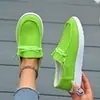 Zapatos casuales de talla grande para mujer transfronterizos, nueva colección primavera/otoño 2026, estilo europeo y americano, mocasines slip-on de suela plana, zapatos de vestir sencillos para mujer