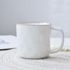 Taza de cerámica con esmalte de color nórdico, estilo creativo con colores para parejas, taza de té para el desayuno en casa o la oficina