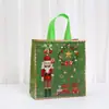 La Bolsa de Regalo Navideña Más Vendida de Amazon No Tejida Bolso Exquisito Plegable Almacenamiento de Regalos Bolsa Impermeable