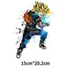 Anime japonés Dragon Ball impresión de imagen de personaje transferencia de calor DIY decorativa camiseta suéter ropa imagen de transferencia de calor una pieza