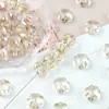 Contas de Abóbora Pintadas de Dourado 12mm Resina Acrílica Estampagem a Quente Abóbora Plana Contas Soltas Pulseira DIY Feita à Mão Acessórios para Corrente de Celular