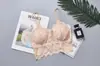 Top Tubinho de Renda Costas Abertas Tamanho Grande para Mulheres com Bojo, Anti-Exposição, Camisola Lingerie Estilo Francês
