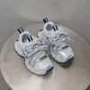 Tênis Leve Estilo Dad Shoes para Meninos, Tênis para Crianças Maiores, Novo Modelo Outono 2026, Tênis com Malha Dupla e Sola Grossa, Tênis de Corrida para Meninas, Respirável