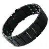 Artículo Popular Transfronterizo: Pulsera Magnética Antigua de Cobre Rojo de Tres Filas para Hombres, Pulsera Magnética Ancha con Escudo Cuadrado en Relieve