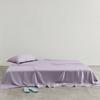 Sábana de Cama Lanjing Tencel de los 60s Color Sólido de una Pieza Seda Helada Sábana de Cama de Verano Funda de Almohada Juego de Tres Piezas Cama Doble de Verano para Dormitorio