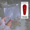1440 blanco red de uñas diamantes de imitación de vidrio de fondo afilado pila de taladros joyería diy ropa tocado super flash al por mayor