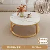 Venta Directa de Fábrica Mesa de Centro para Sala de Estar, Mesa Pequeña Redonda para Uso Doméstico, Adecuada para Apartamentos Pequeños, Lujo Ligero, Sencilla y Moderna, Mesa de Té para Apartamentos de Alquiler