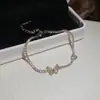 Pulsera geométrica de circón lujosa y sofisticada, moderna y versátil, adecuada para parejas y mejores amigos, un superventas transfronterizo, joyería para mujer al por mayor