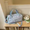 Bolsa de Armazenamento para Roupa de Banho Casual Moda Separação Úmido e Seco Bolsa para Esportes Fitness Grande Capacidade Bolsa de Treinamento Leve Bolsa de Viagem para Mulheres