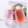 Frasco Difusor de Aroma Sem Chama Esculpido em Estilo Francês com Varetas de Rattan para Casa Interior Fragrância de Longa Duração, Frasco Difusor de Aroma de Vidro em Forma de Diamante Venda por Atacado