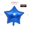 Nuevo Globo de Película de Aluminio Estrella de Cinco Puntas Versión Ligera de 18 pulgadas Globo de Estrella de Cinco Puntas de Color Sólido Decoración de Fiesta de Cumpleaños Arreglo de Globos