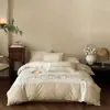Conjunto de cama de quatro peças 100% algodão, fio 40, escovado, com variedade de estampas florais, hipoalergênico e espessado para conforto, adequado para fornecimento a plataformas de e-commerce e pousadas