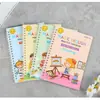 Comercio electrónico transfronterizo todo en inglés cuaderno de caligrafía para niños uso repetido entrenamiento de control del lápiz para niños pegatinas pegatinas de ranura de tarjeta blanca venta al por mayor