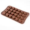 Em estoque Silicone de Grau Alimentício Rosa Caixa de Presente Amor Molde de Chocolate Silicone Molde de Gelatina de Frutas Fudge