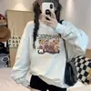 Sudadera Estilo Hong Kong Mujer 2026 Otoño/Invierno Nuevo Estilo ins Marca de Moda Top de Calle Alta Casual Americano Versátil Holgado Camiseta