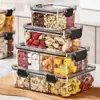 Frasco hermético de grado alimenticio Caja floral para almacenar té Caja para porcionar té dividida Resistente a la humedad Lata para almacenar hierbas medicinales chinas y granos