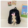 2023 Novo Coelho dos desenhos animados mochila bonito jardim de infância bebê Schoolbag 3-8 anos de idade meninos e meninas mochila pequena