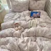 Roupa de Cama Classe A para Maternidade e Bebês Capa de Edredom Individual Algodão Fofo de Camada Dupla Estilo Ins Capa de Edredom para Dormir sem Roupas Capa de Edredom para Dormitório Estudantil
