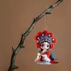 Colgante Plano con Motivos de Ópera China Tradicional, Llavero de Acrílico, Personaje Lindo Estilo Chino, Adorno Colgante Transfronterizo, Producto Nuevo