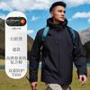 Chaqueta de algodón cálida de plumón personalizado, impermeable, para exteriores, con bordados, acolchada de algodón para hombre, con logotipo impreso personalizado.