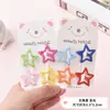 Pinza pequeña y bonita para el pelo roto de niña, con forma de BB, para el flequillo, para el pelo de bebé, para niña, con forma de tocado y estrella de cinco puntas