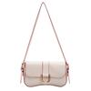 Novedad 2025 bolso baguette moda retro para mujer bolso de hombro cruzado para el trabajo costura texturizada bolso de mujer simple y moderno