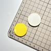 Diy pegamento crema color caramelo mezcla pieza redonda accesorios para el cabello paquete de materiales parche para horquilla hecho a mano accesorios de resina caseros