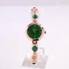 Relógio Pulseira Feminino de Luxo Leve com Cristais e Diamantes Incrustados, Mostrador Redondo Pequeno, Relógio Pulseira Feminino, Relógio de Pulso Feminino a Quartzo