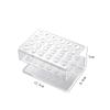 Acrílico 24/36 agujeros soporte para bolígrafos expositor soporte para bolígrafo de bola soporte para lápiz de cejas plexiglás papelería expositor accesorios