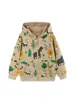 Chamarra con capucha y cierre AostaBetty estilo europeo y americano para niños, sudadera infantil casual de manga larga para otoño