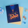 Tarjeta de Felicitación Estéreo para el Día del Padre Mejor Papá Calado de Papel Hecho a Mano Bendición Regalo Tarjeta de Mensaje Creativa de Agradecimiento Venta al por Mayor