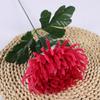 Flor artificial de crisântemo garra de dragão de ramo único material de flor sacrificial para o festival Zhongyuan flor artificial para o túmulo Qingming crisântemo flores artificiais estrangeiras para comércio exterior falso